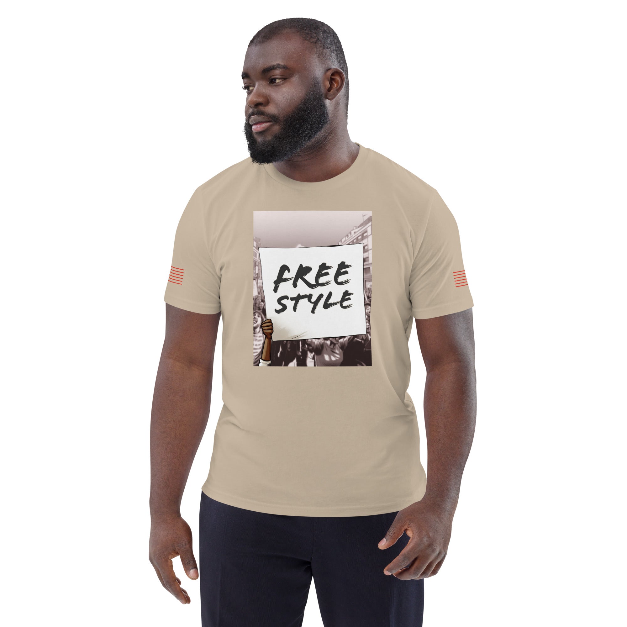 Free Style Unisex organic cotton t-shirt