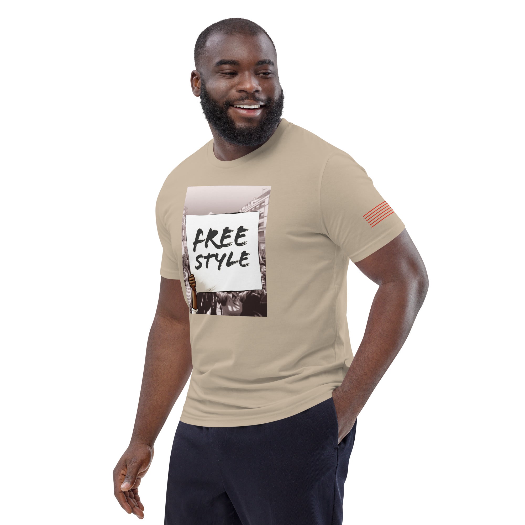 Free Style Unisex organic cotton t-shirt