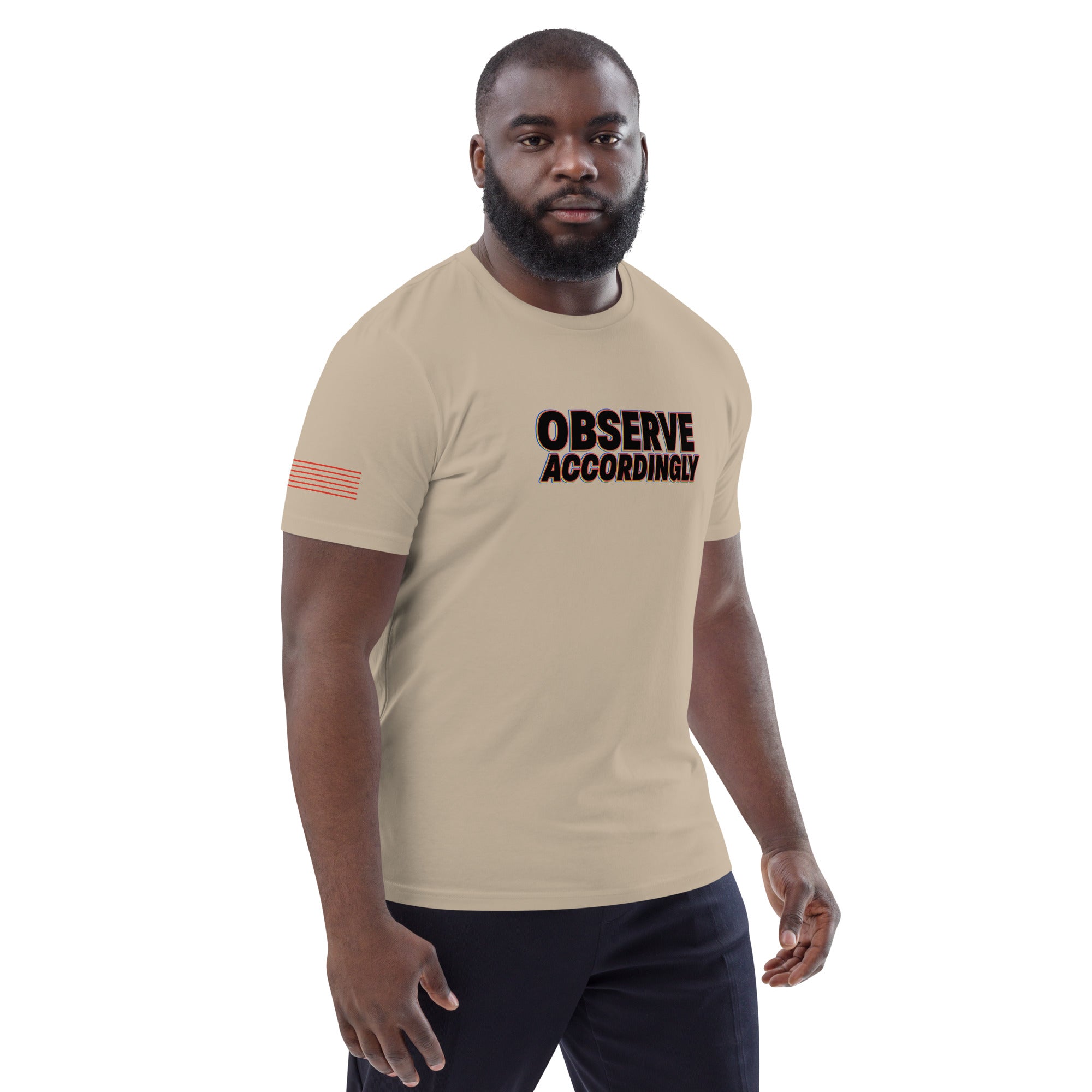 Observe Accordingly Unisex organic cotton t-shirt