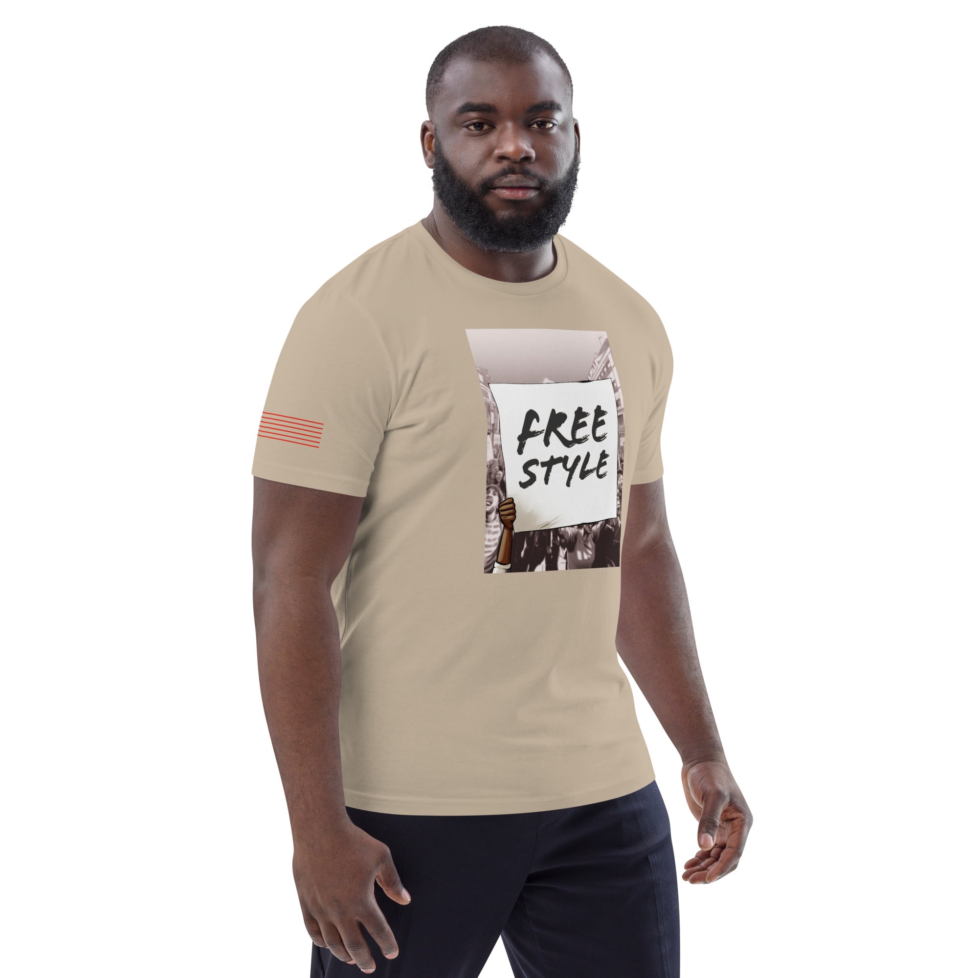 Free Style Unisex organic cotton t-shirt