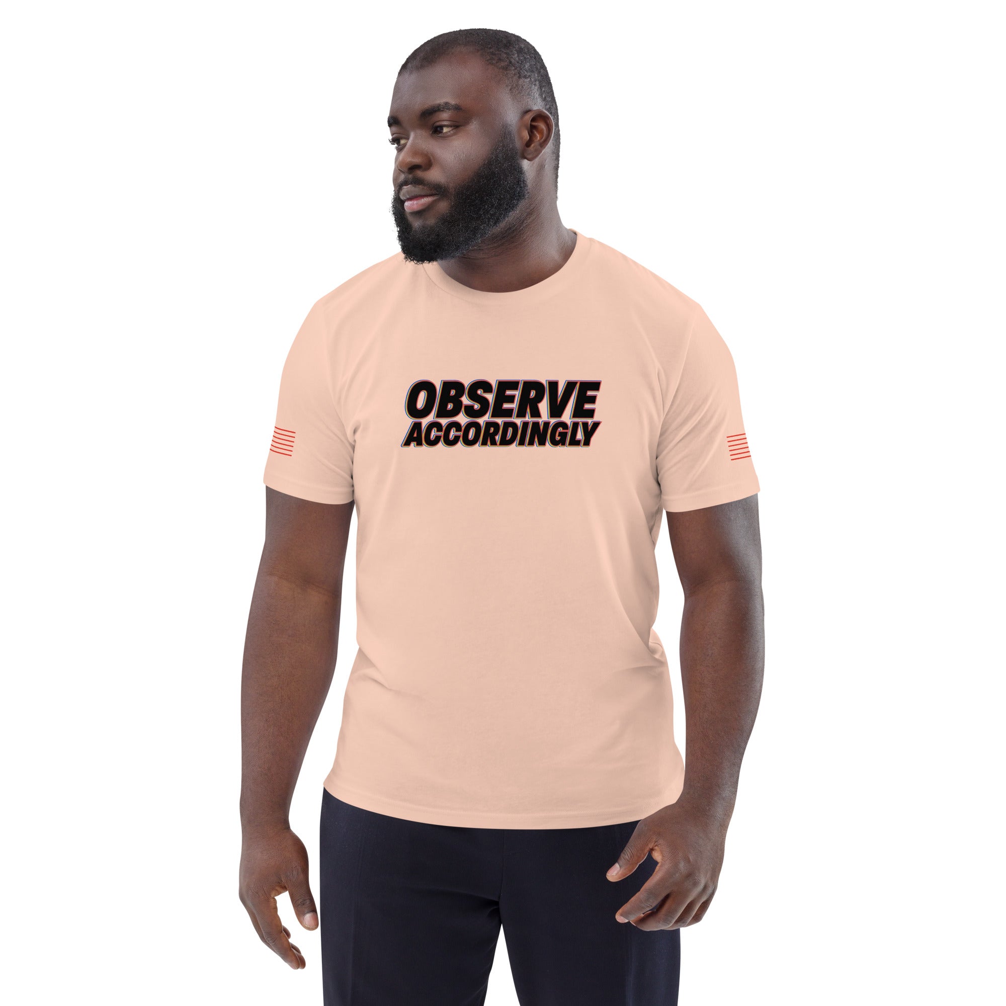 Observe Accordingly Unisex organic cotton t-shirt