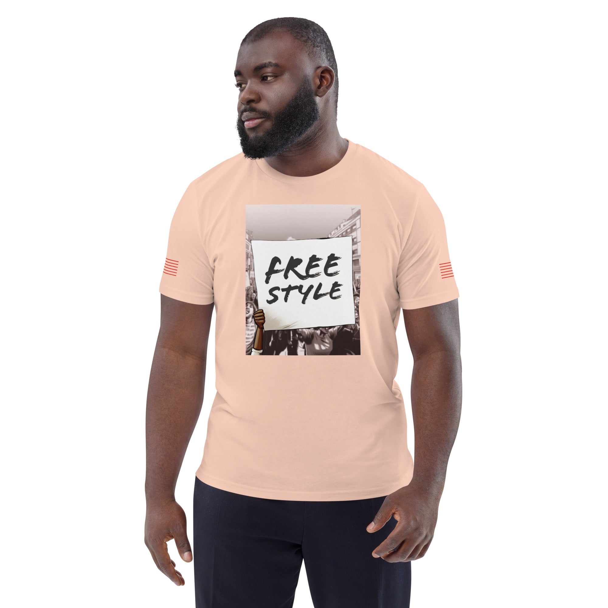 Free Style Unisex organic cotton t-shirt