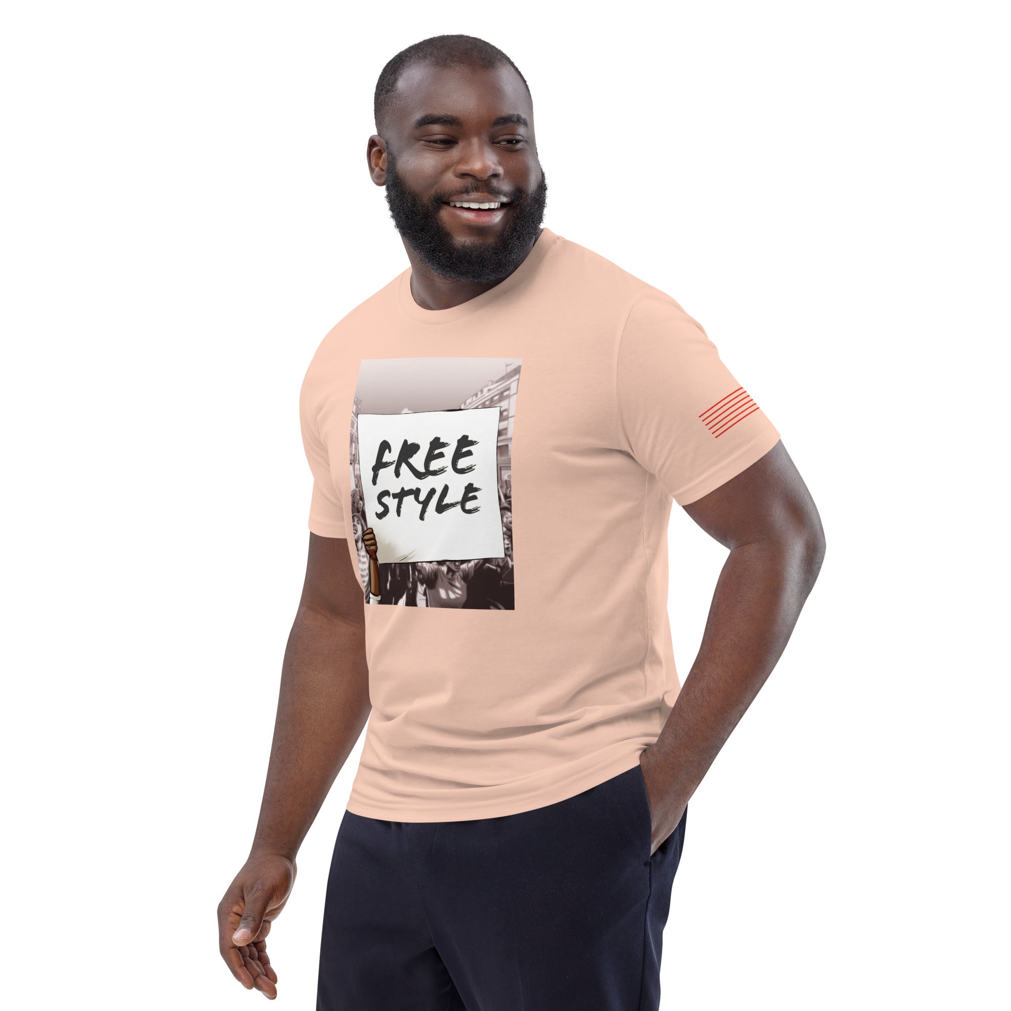 Free Style Unisex organic cotton t-shirt