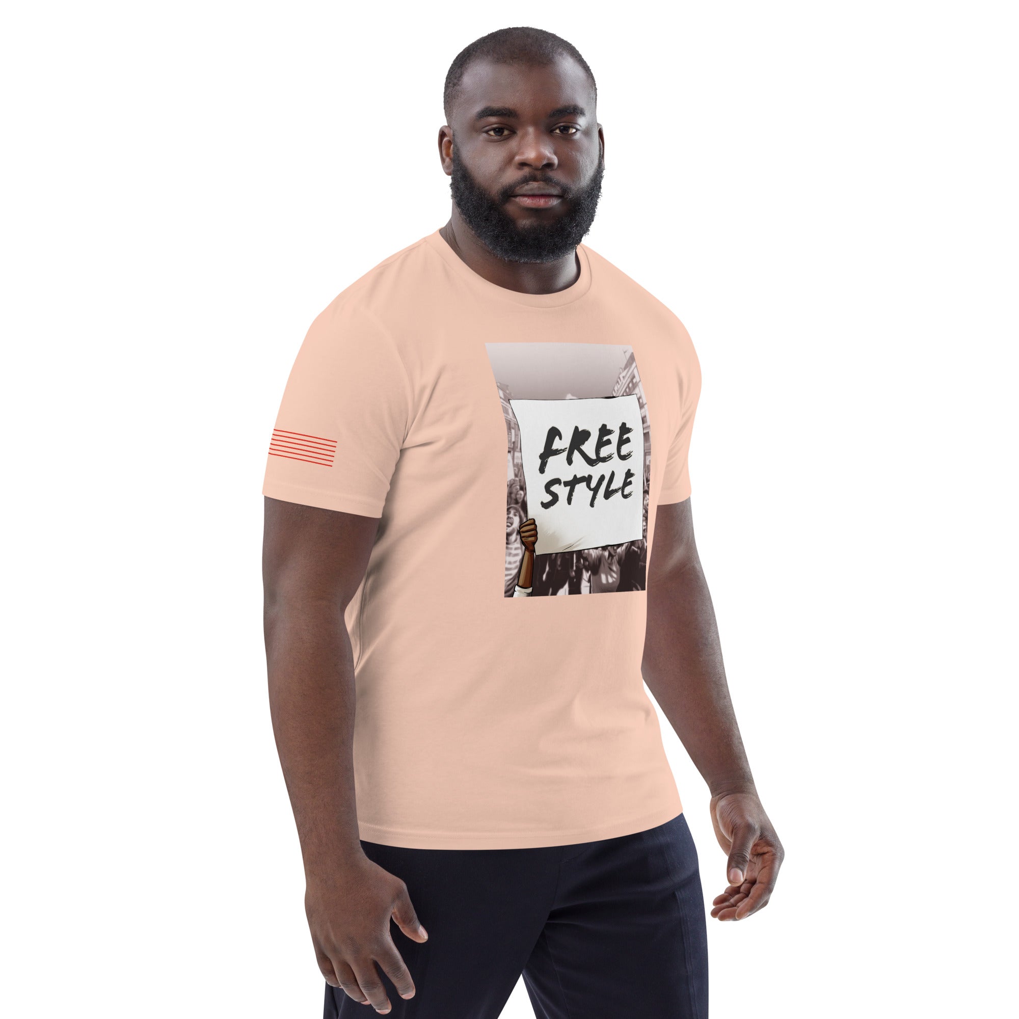 Free Style Unisex organic cotton t-shirt