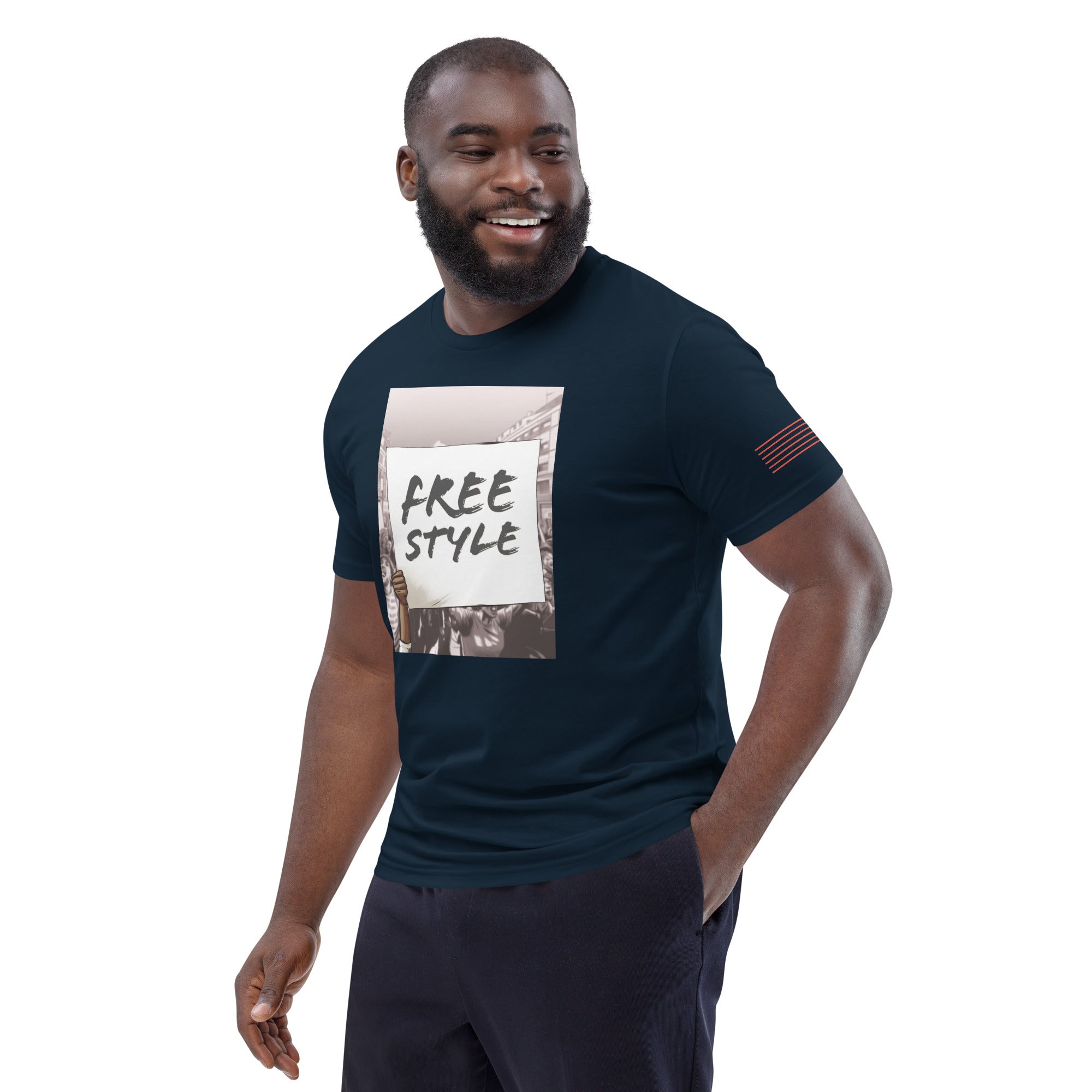 Free Style Unisex organic cotton t-shirt