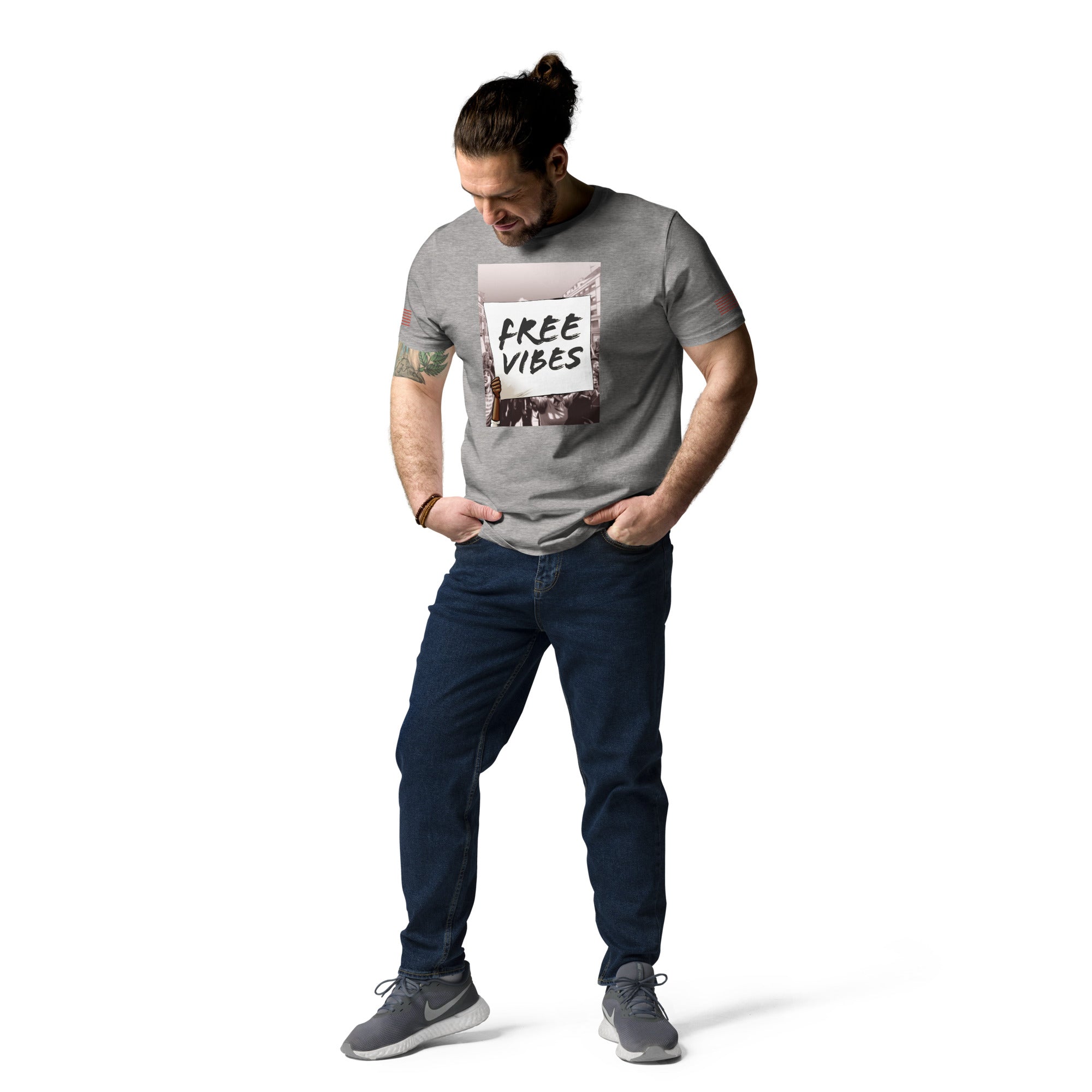 Free Vibes Unisex organic cotton t-shirt