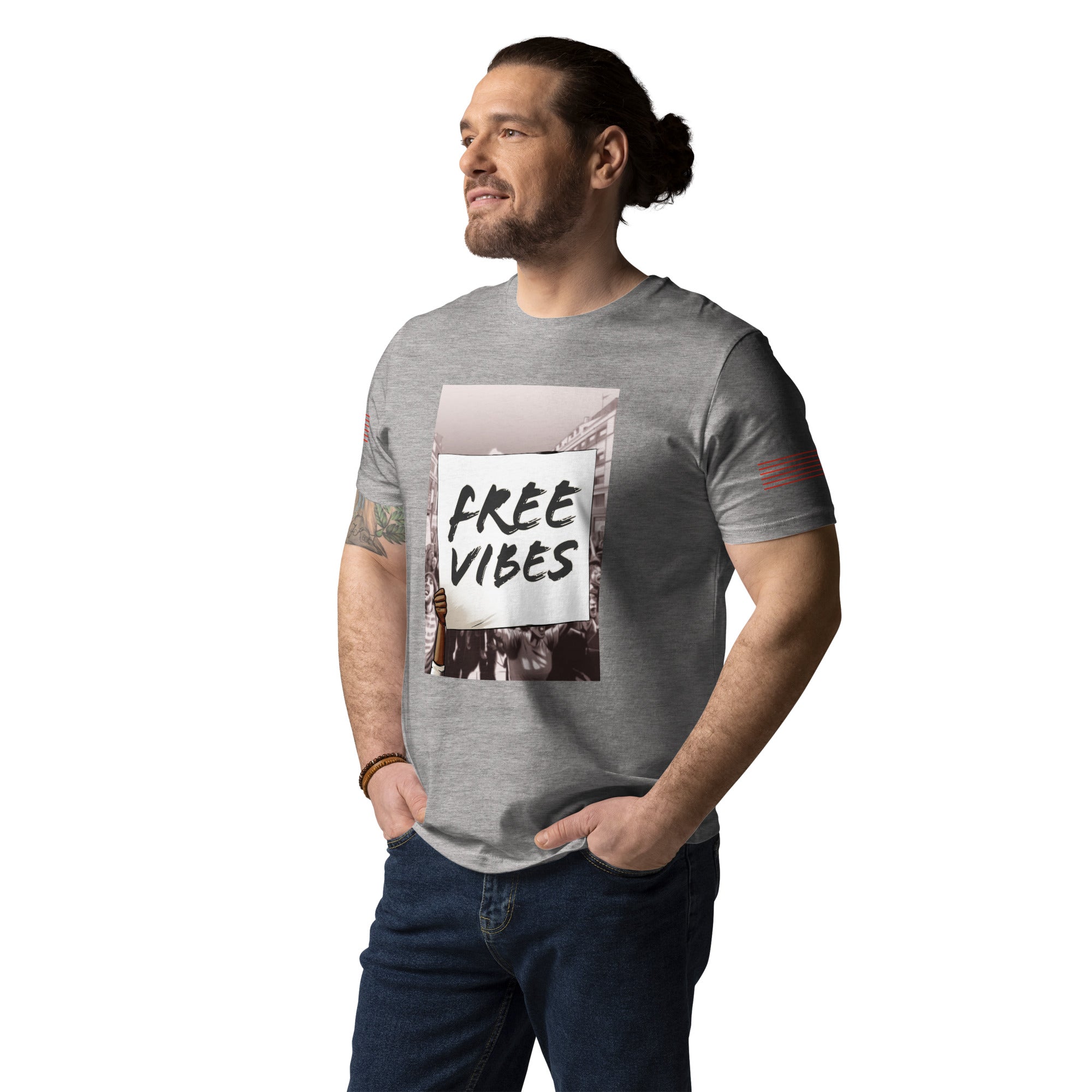 Free Vibes Unisex organic cotton t-shirt