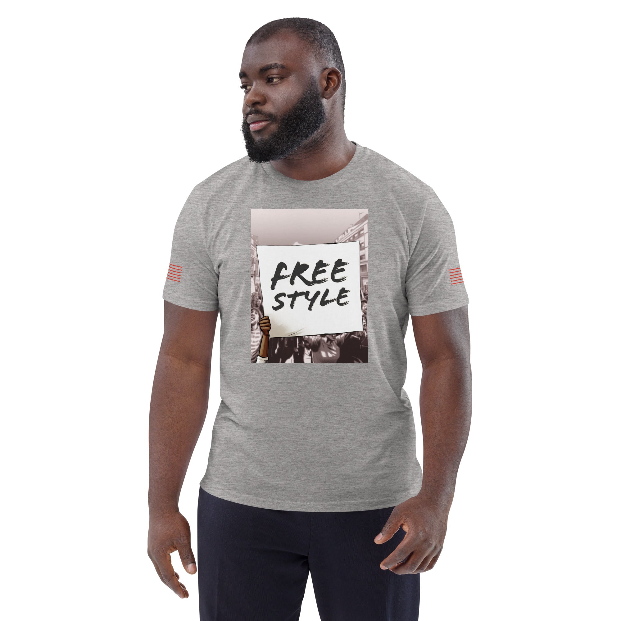 Free Style Unisex organic cotton t-shirt