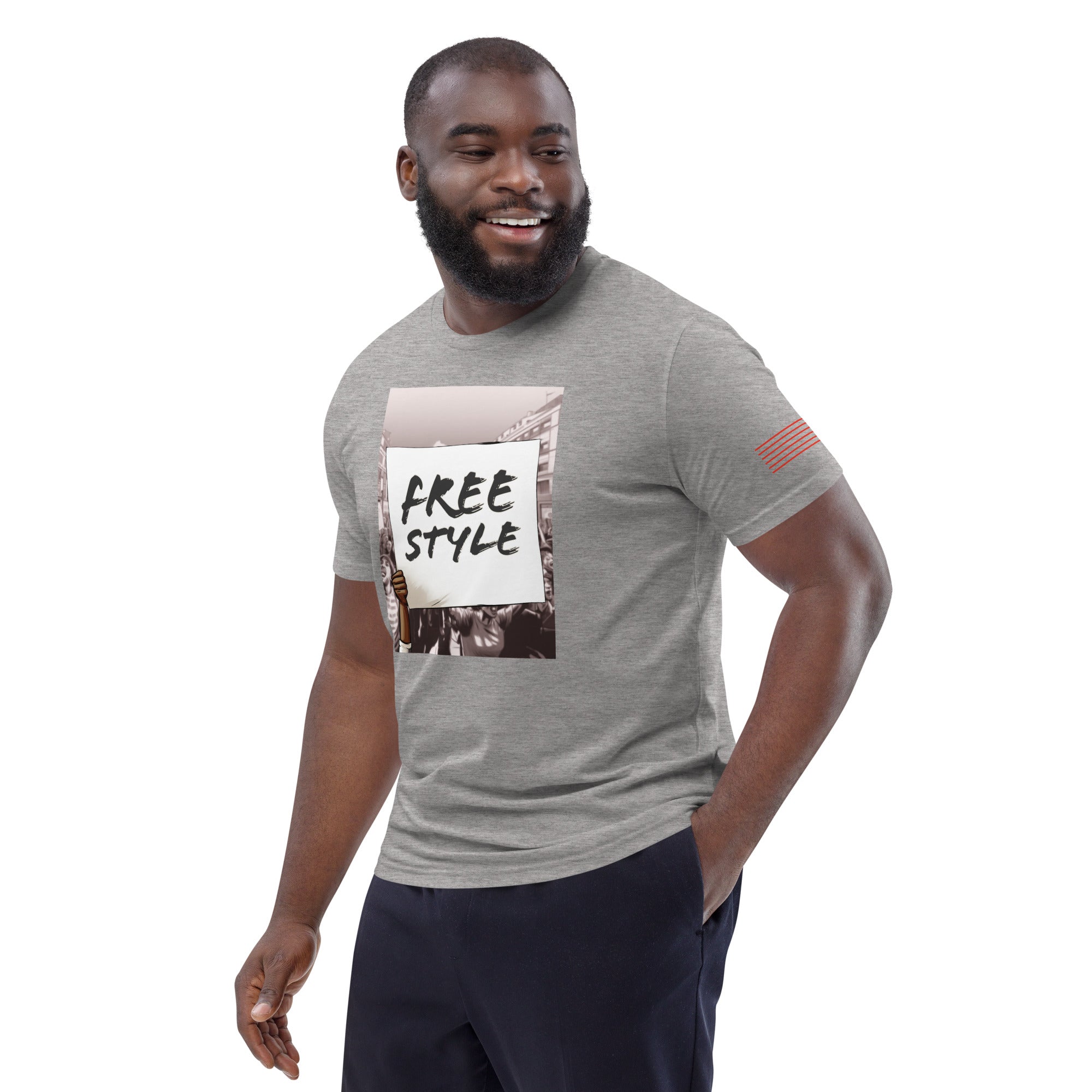 Free Style Unisex organic cotton t-shirt