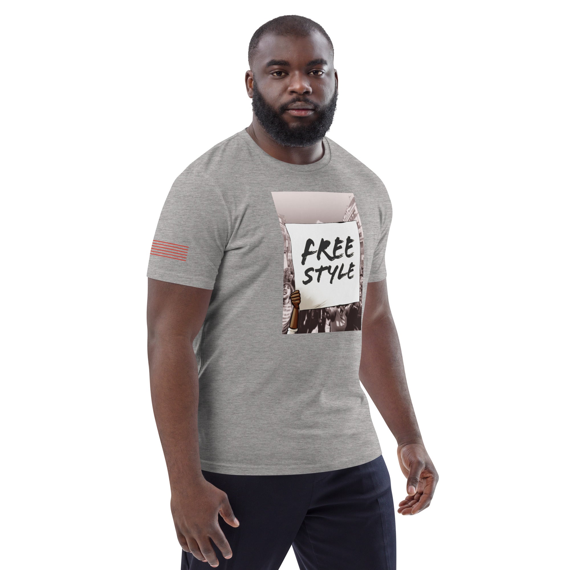 Free Style Unisex organic cotton t-shirt