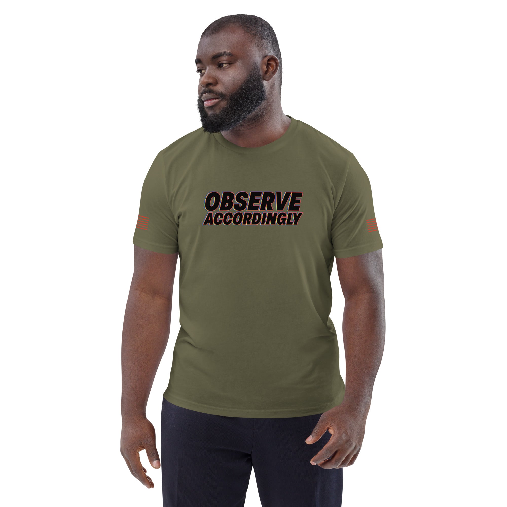 Observe Accordingly Unisex organic cotton t-shirt