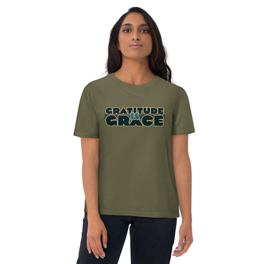 Gratitude is Grace Unisex organic cotton t-shirt