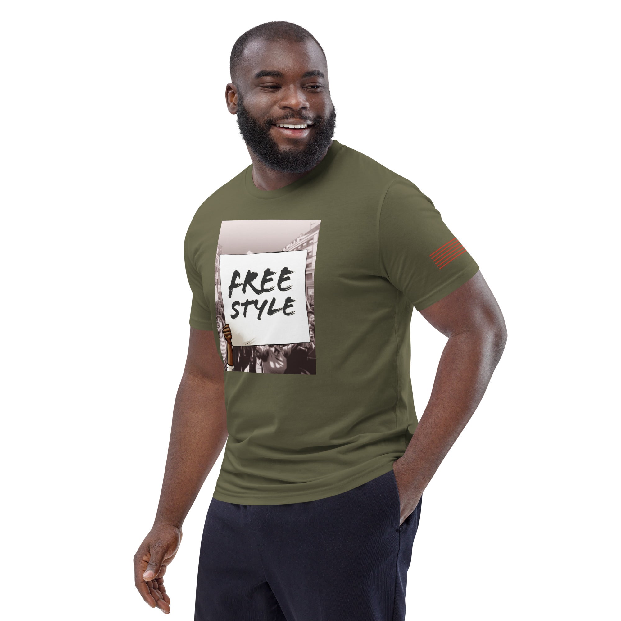 Free Style Unisex organic cotton t-shirt