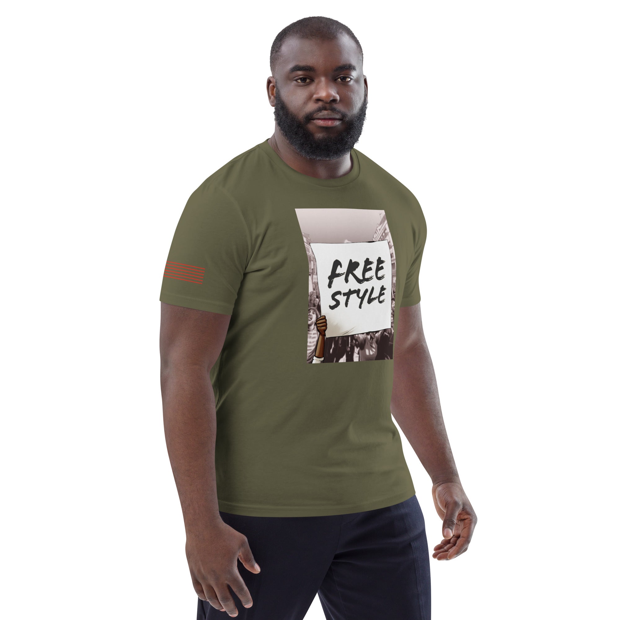 Free Style Unisex organic cotton t-shirt