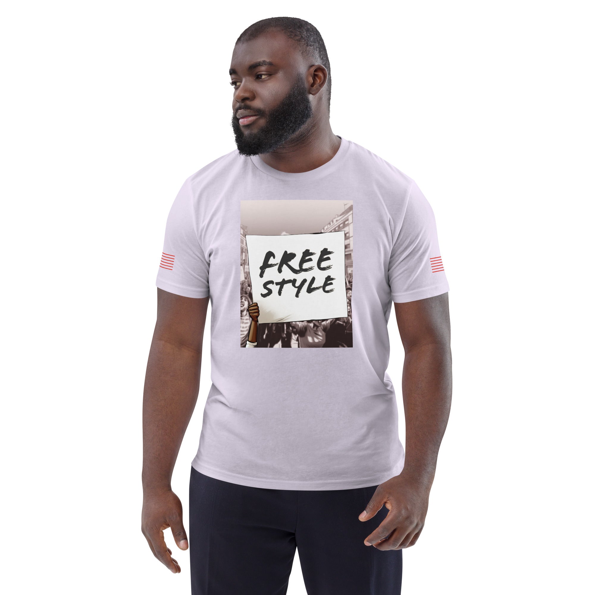 Free Style Unisex organic cotton t-shirt