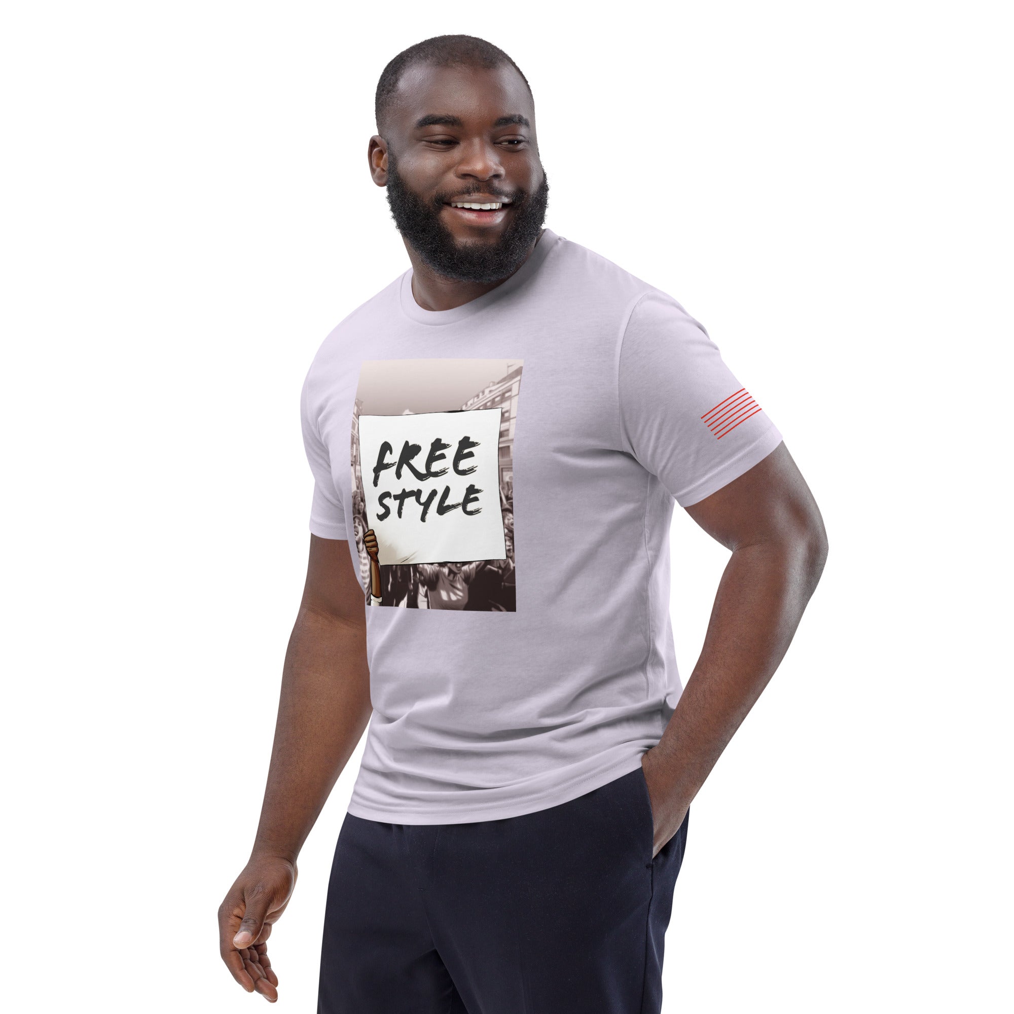 Free Style Unisex organic cotton t-shirt