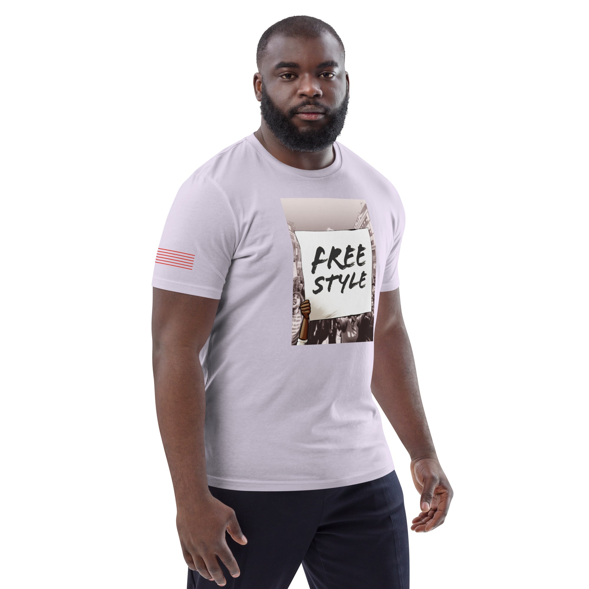 Free Style Unisex organic cotton t-shirt