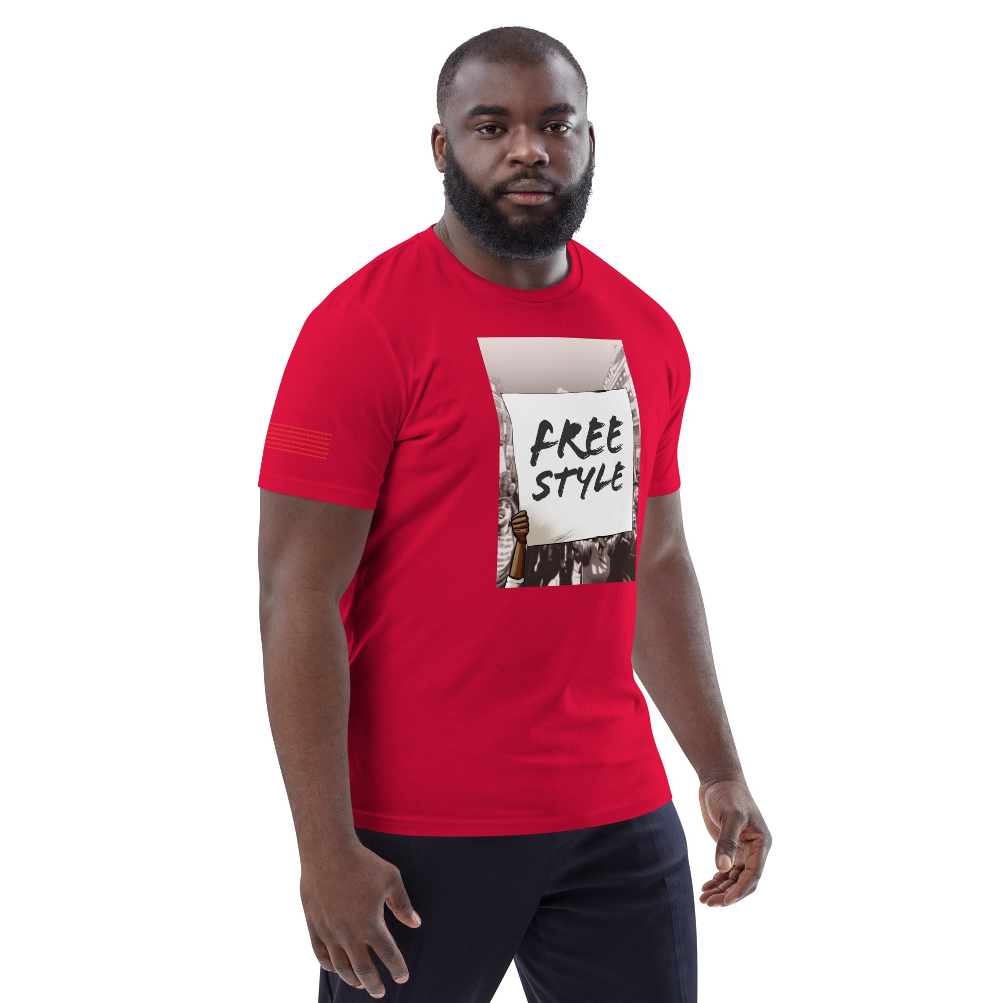 Free Style Unisex organic cotton t-shirt