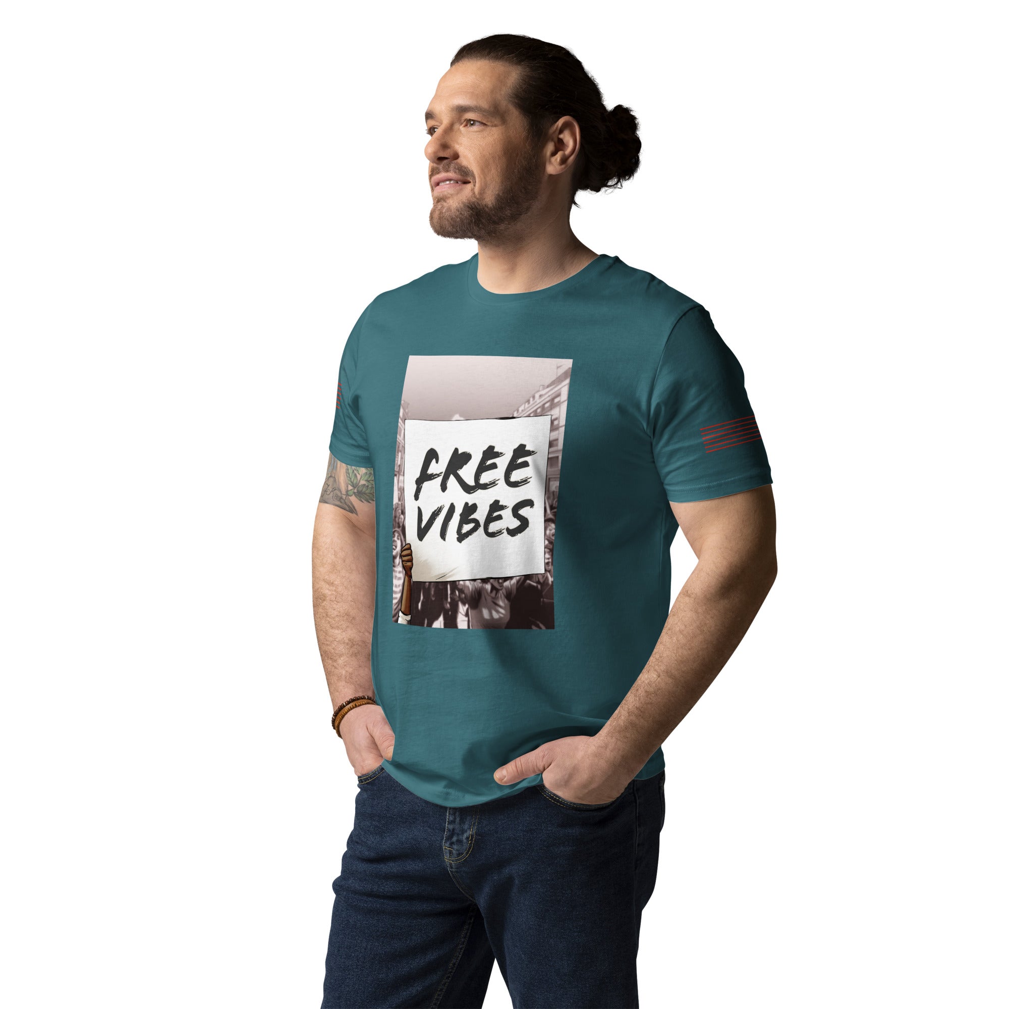 Free Vibes Unisex organic cotton t-shirt