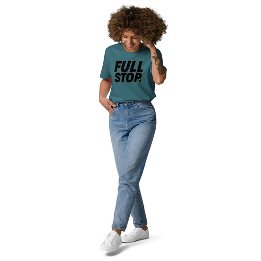Full Stop. Unisex organic cotton t-shirt