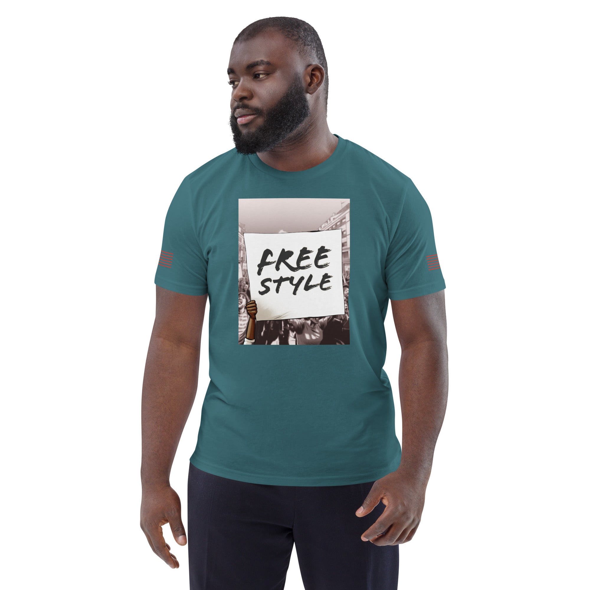 Free Style Unisex organic cotton t-shirt