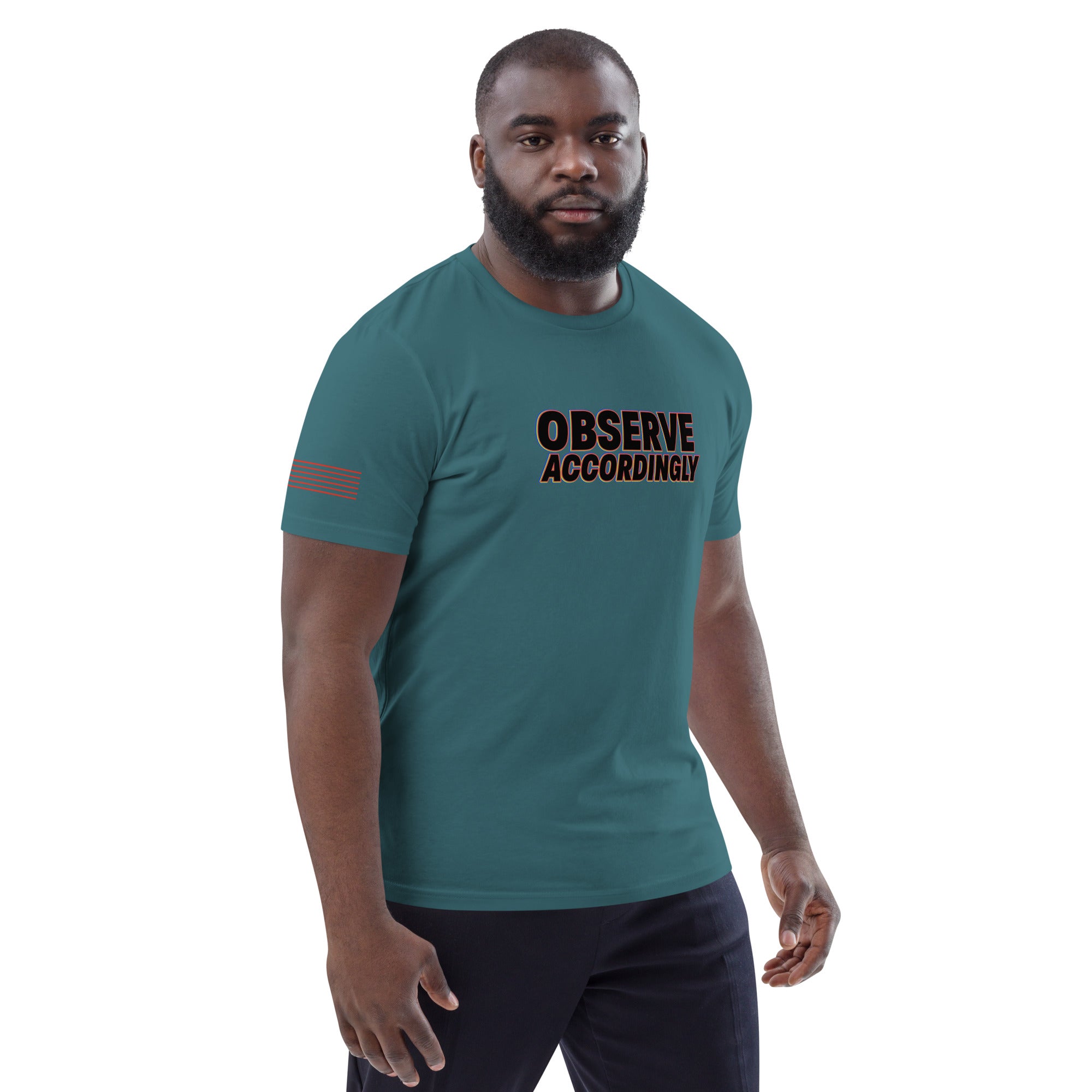 Observe Accordingly Unisex organic cotton t-shirt