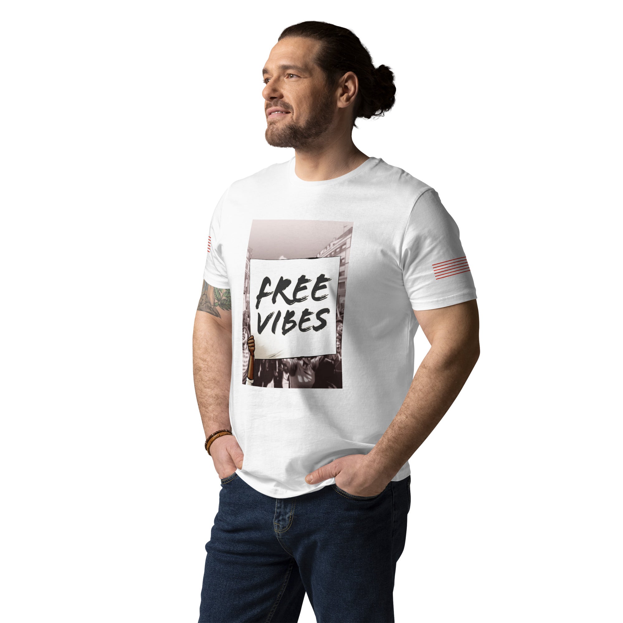 Free Vibes Unisex organic cotton t-shirt