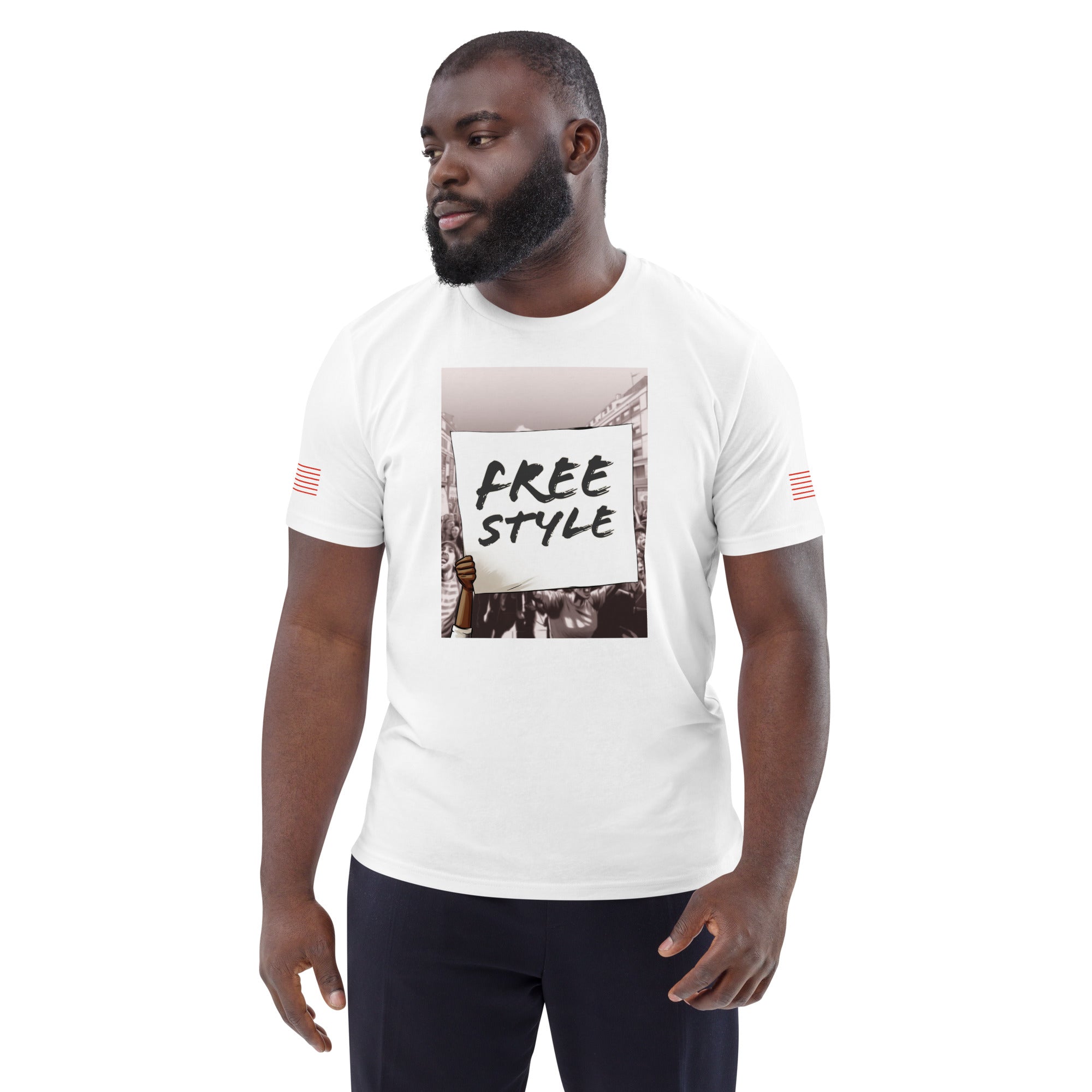 Free Style Unisex organic cotton t-shirt