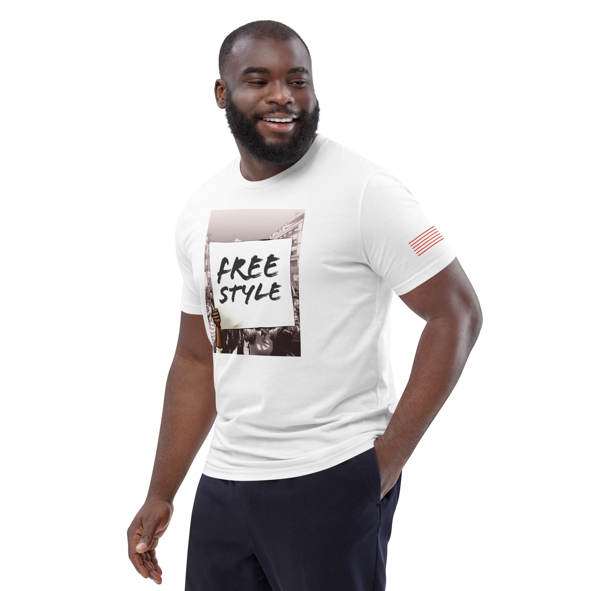 Free Style Unisex organic cotton t-shirt