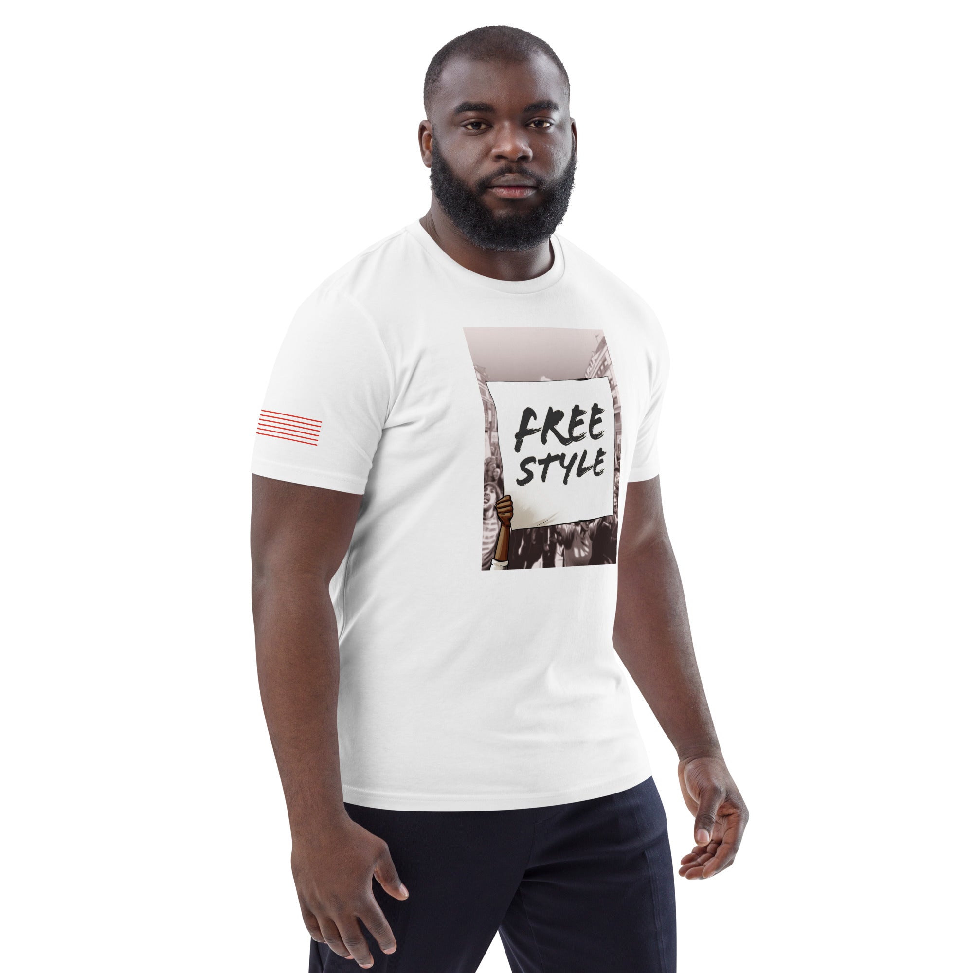 Free Style Unisex organic cotton t-shirt