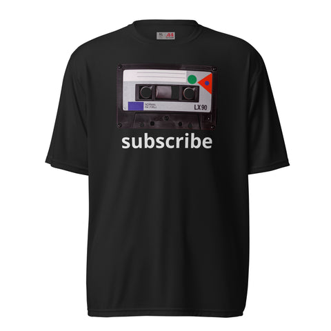 Subscribe Now! Unisex performance crew neck t-shirt