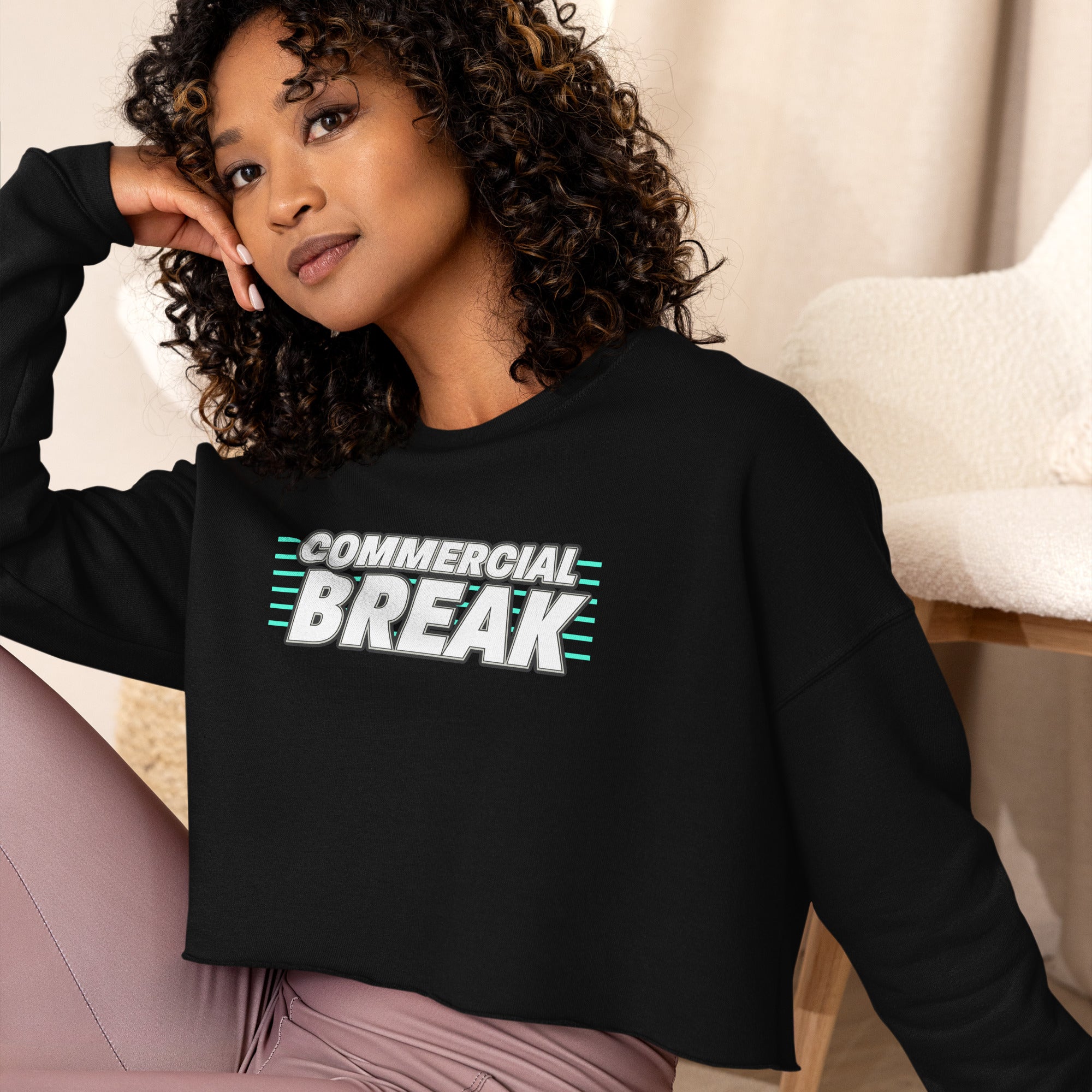 Commercial Break Crop Sweatshirt