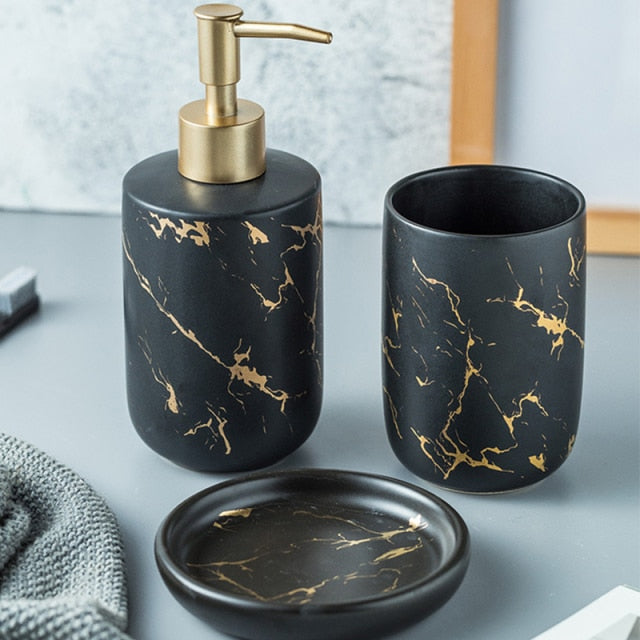 Imitation Marble Bathroom Accessory - Commercial Universe Boutique 