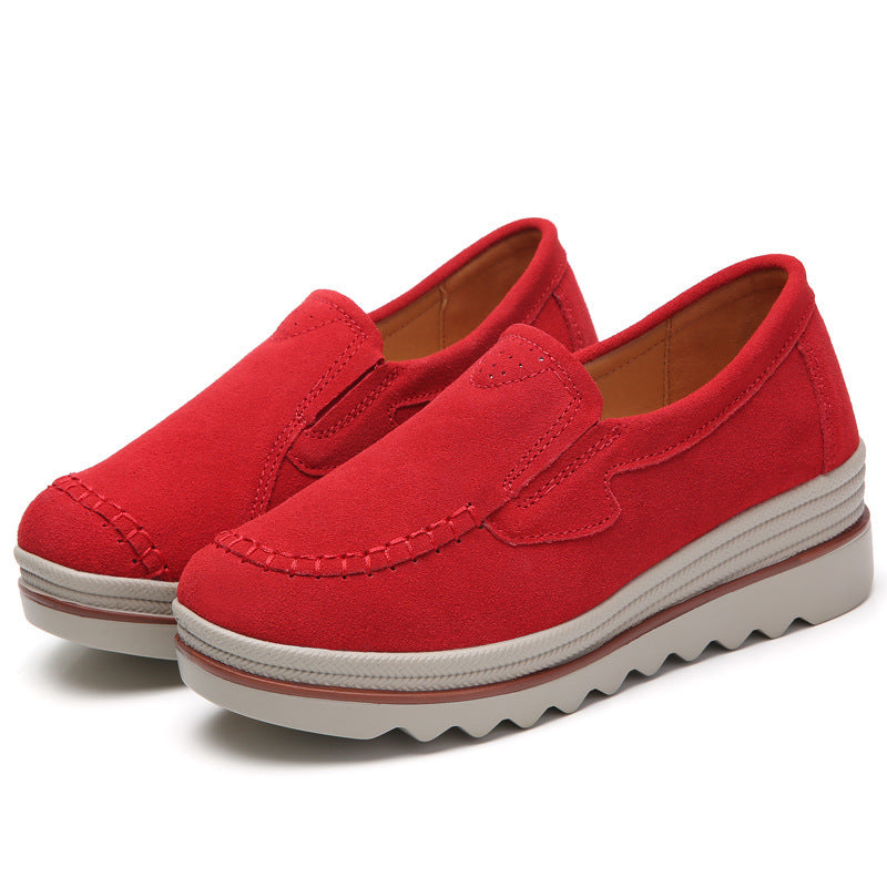 Casual Shoes Women Leather Shoes - Commercial Universe Boutique 