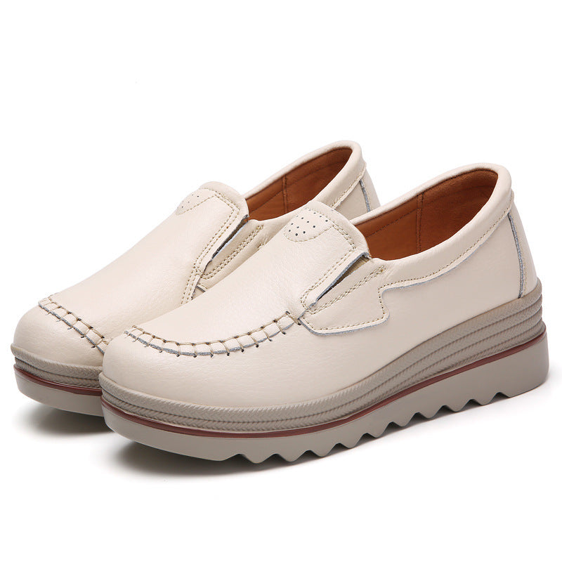 Casual Shoes Women Leather Shoes - Commercial Universe Boutique 