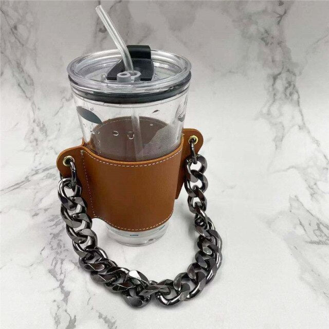 Hand-carrying Milk Tea Drink Cup Holder Detachable Chain - Commercial Universe Boutique 