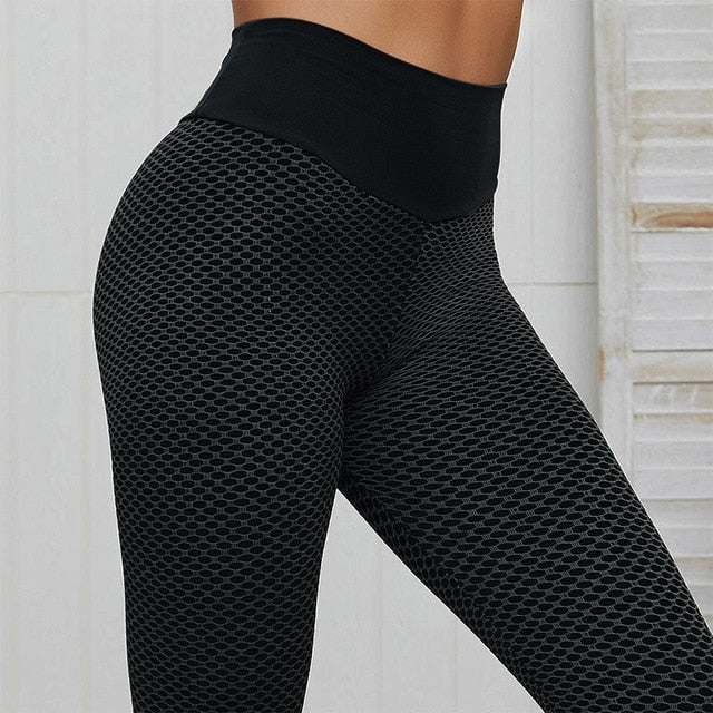 Mesh Push Up Fitness Leggings Women - Commercial Universe Boutique 