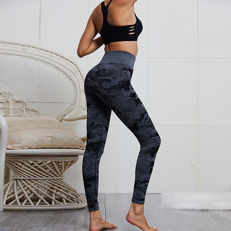 High Waist Curve Fitness Leggings - Commercial Universe Boutique 