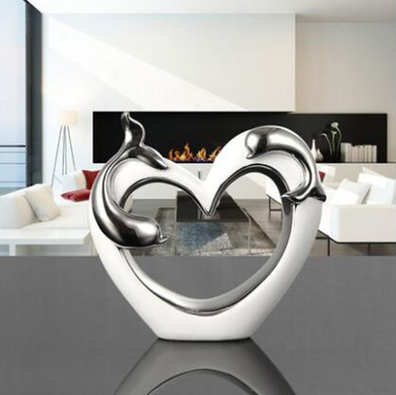 Creative Dolphin Home Ceramic Decoration