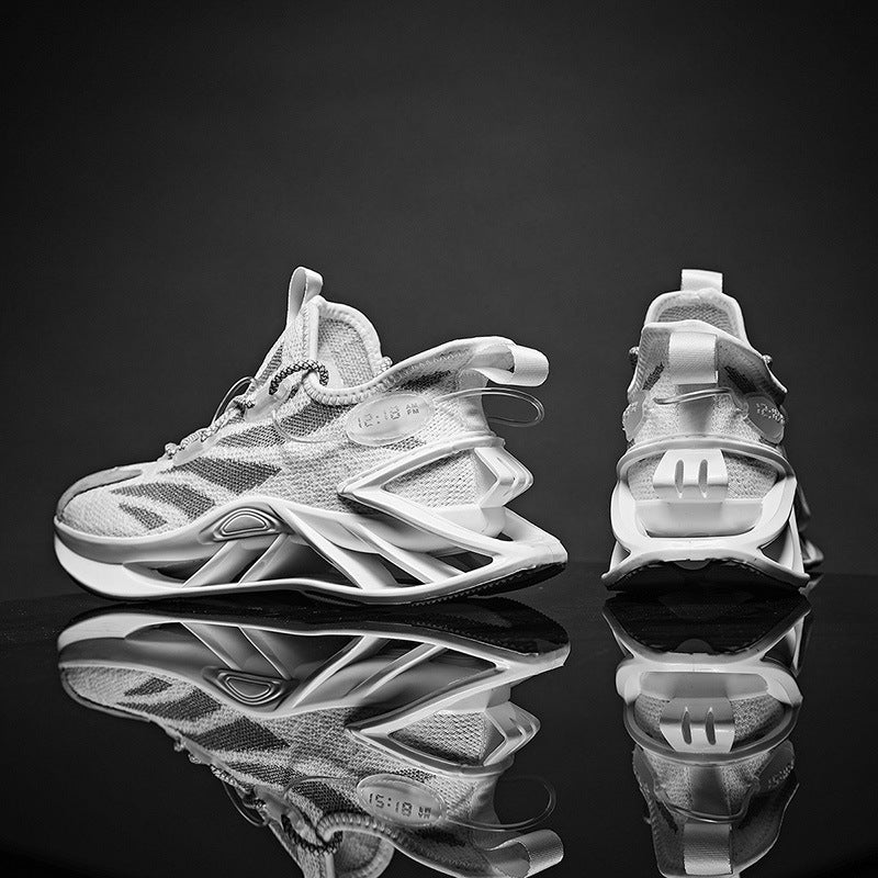 Spring Breathable White Shoes Versatile Fashionable Shoes