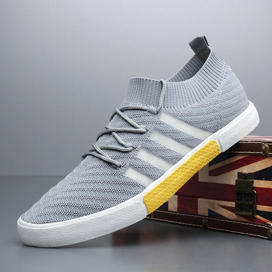Summer Men''s Shoes Breathable Deodorant Small White Shoes - Commercial Universe Boutique 