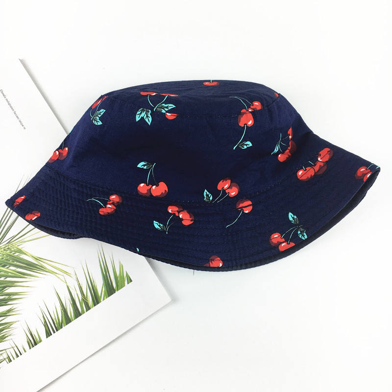 Cherry print Bucket Fisherman Hat - Commercial Universe Boutique 