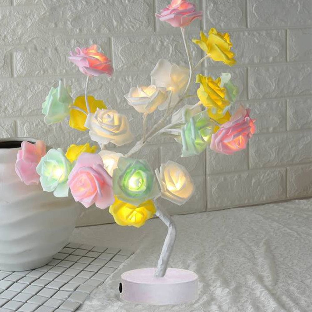 Rose Tree LED Table Lamp - Commercial Universe Boutique 