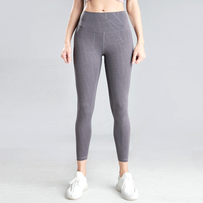 High waist female yoga pants leggings