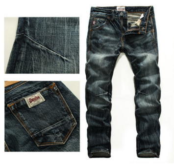 Vintage Men Dark Jeans - Commercial Universe Boutique 