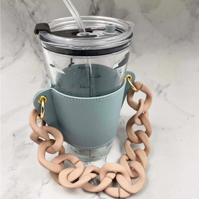 Hand-carrying Milk Tea Drink Cup Holder Detachable Chain - Commercial Universe Boutique 