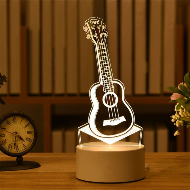 Romantic 3D Lamp - Commercial Universe Boutique 