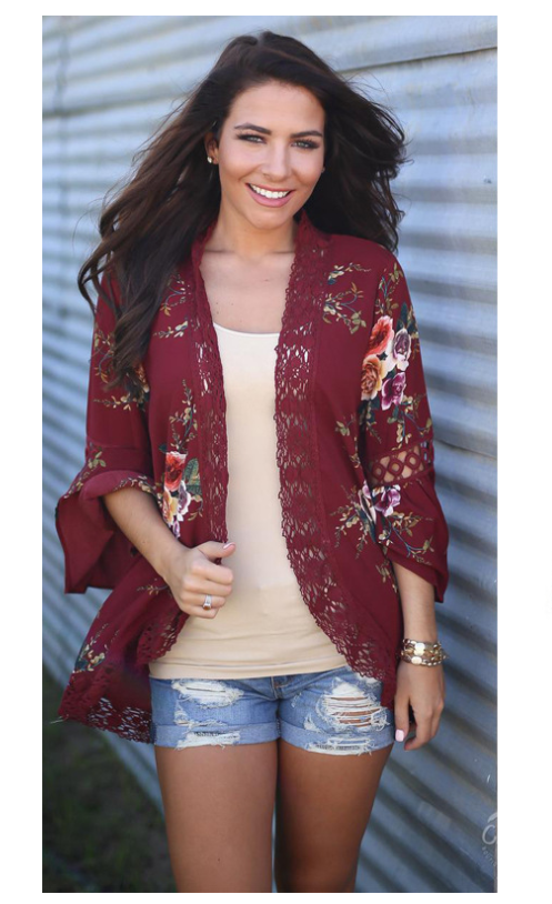 Angelique - Frühlings-Boho Jacke - Commercial Universe Boutique 