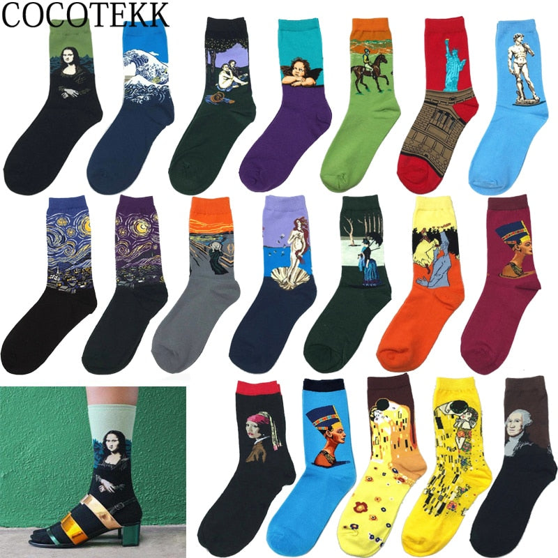 Classic Fashion Retro Socks - Commercial Universe Boutique 