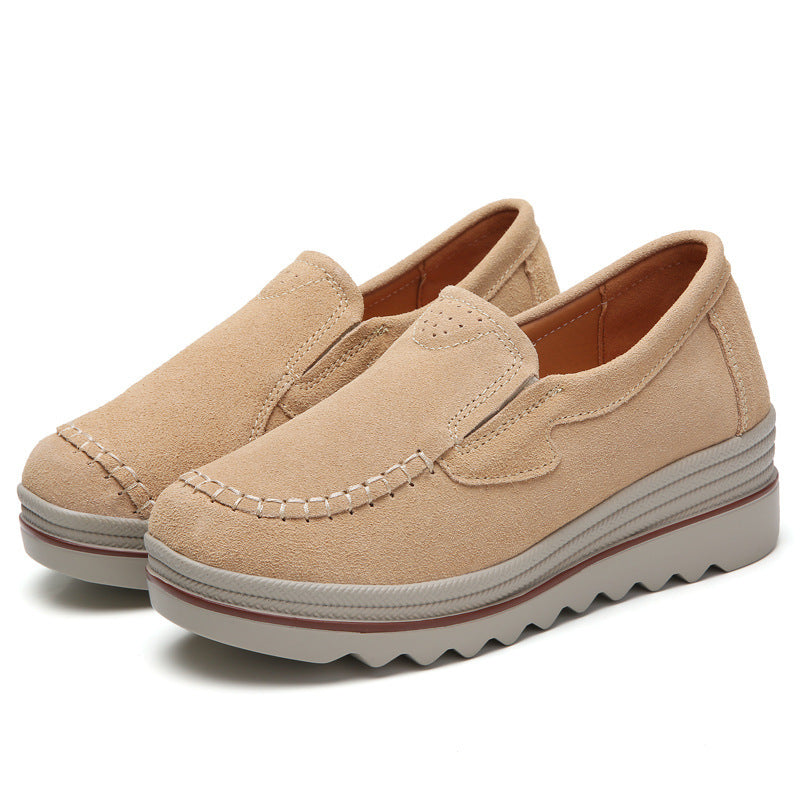 Casual Shoes Women Leather Shoes - Commercial Universe Boutique 